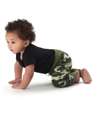 Toddler Boys Camo Premium Joggers, 3-Pack