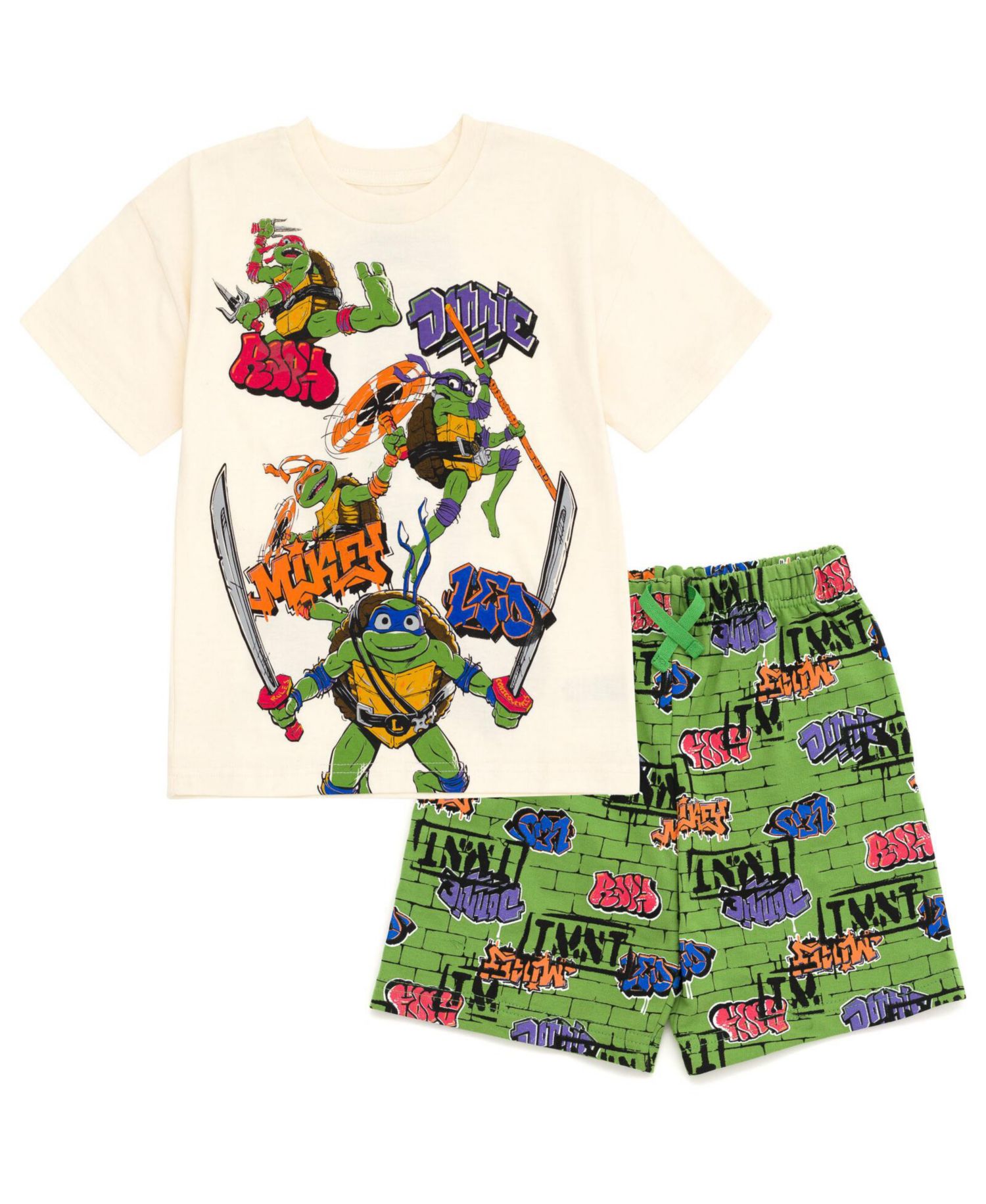 Little Boys T-Shirt and French Terry Shorts Outfit Set