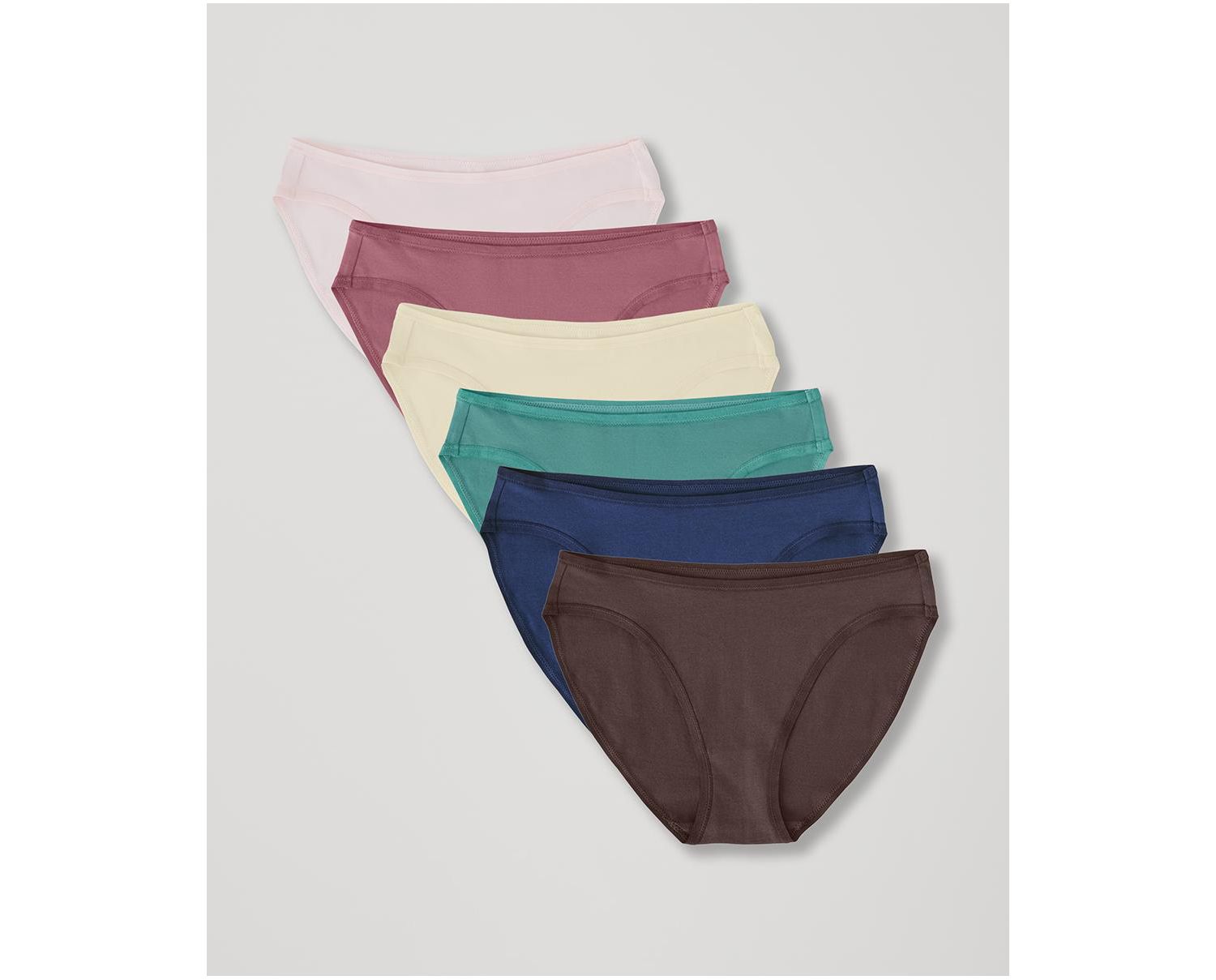Women's Organic Cotton Everyday Classic Fit Bikini 6-Pack