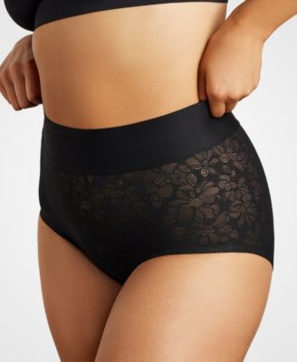 Women's Everyday Stretch Full Coverage Soft Lace Boy Brief