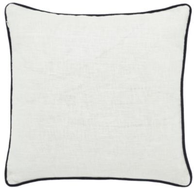 Maya Linen Stripe Throw Pillow Covers, 20"x 20", Set of 2