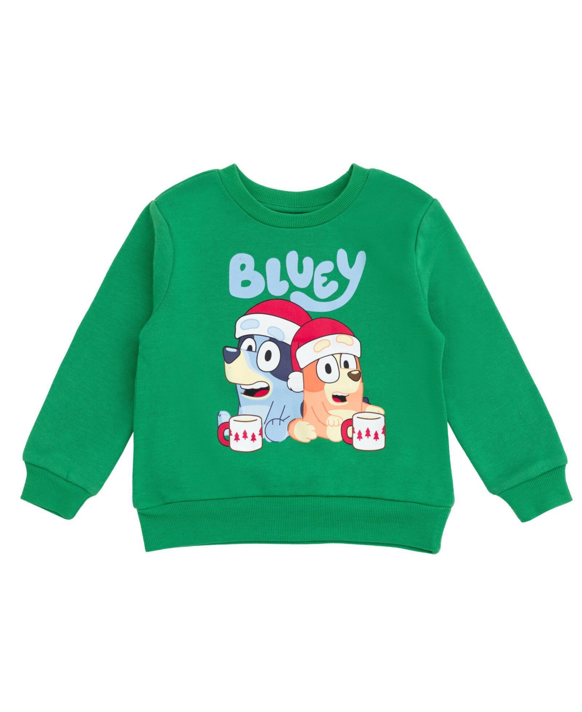Bluey Little Boys Fleece Sweatshirt and Jogger Pants Outfit Set -/ navy