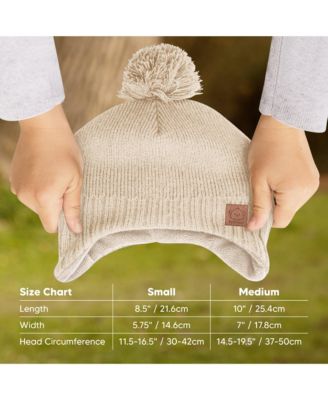 Muff Baby Beanie, Baby Hat for Baby Boys, Girls, Winter Hats for Kids, Newborn, Infant, Toddler 0-36 months