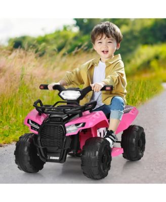 6V Kids ATV Quad Electric Ride On Car Toy Toddler with LED Light MP3