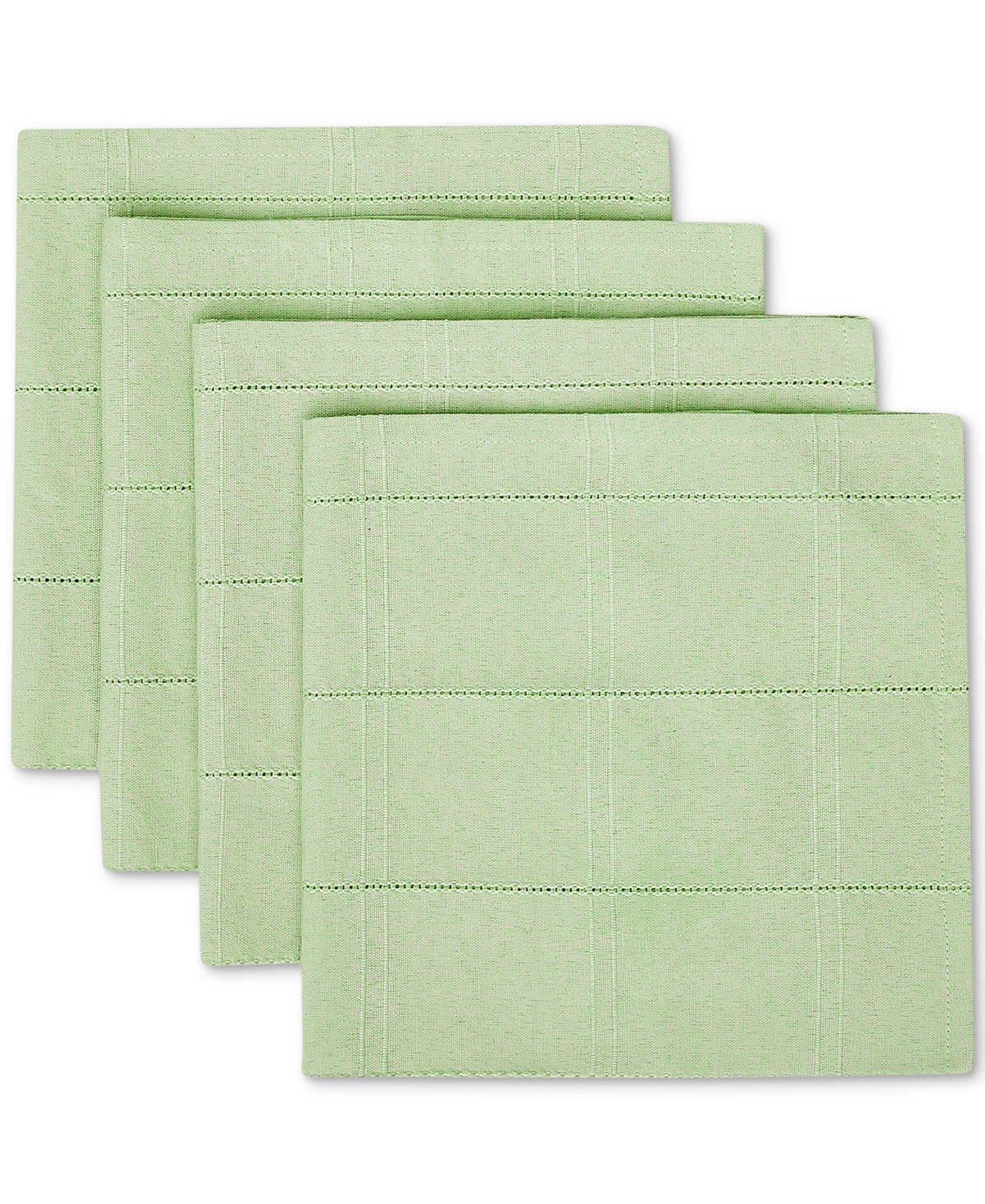 Izod Chadwick Fabric Napkins, Set Of 4 In Laurel
