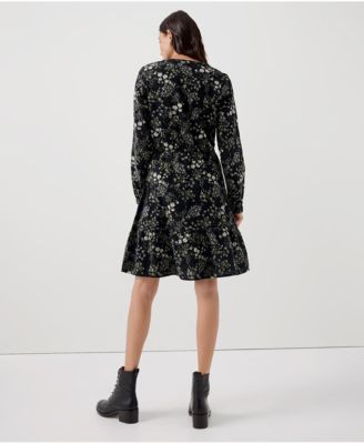 Women's Organic Cotton Cafe Crepe Tiered Dress