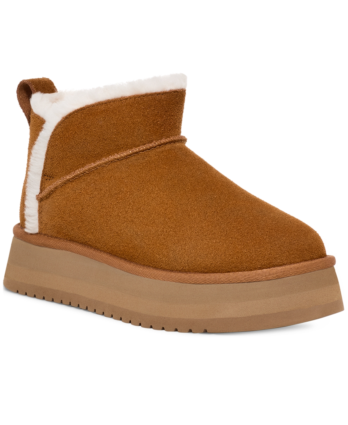Koolaburra By Ugg Women's Koola Mini Platform Booties In Med Brown