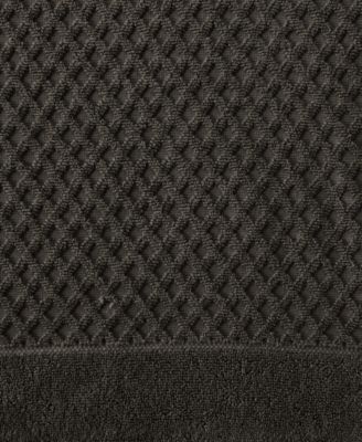 Quick-Drying Cotton Diamond Waffle Textured 6-Piece Bath Towel Set 54x27x0.5 inches,26x16 inches