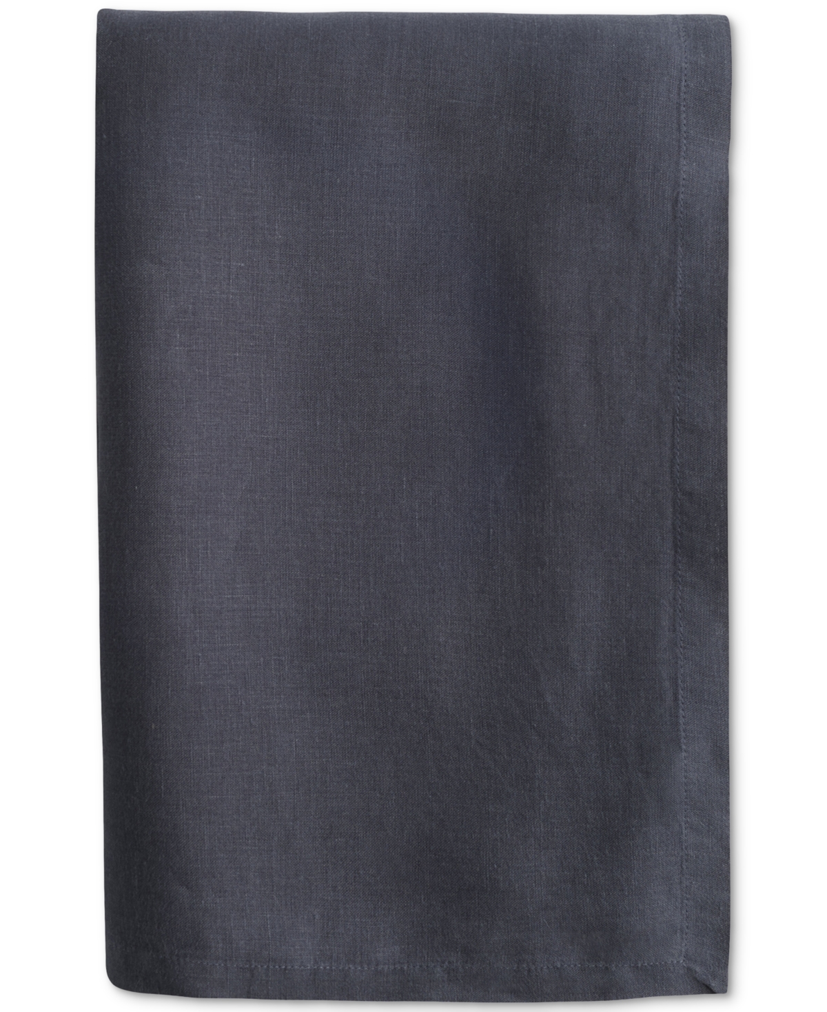 Year & Day Linen Solid-color Tablecloth, 55" X 110" In Midnight