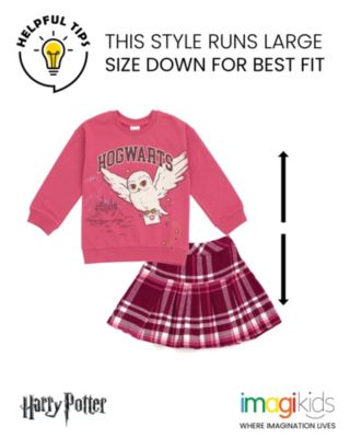 Girls Hedwig Fleece Sweatshirt and Pleated Skirt to (4 - 14-16)