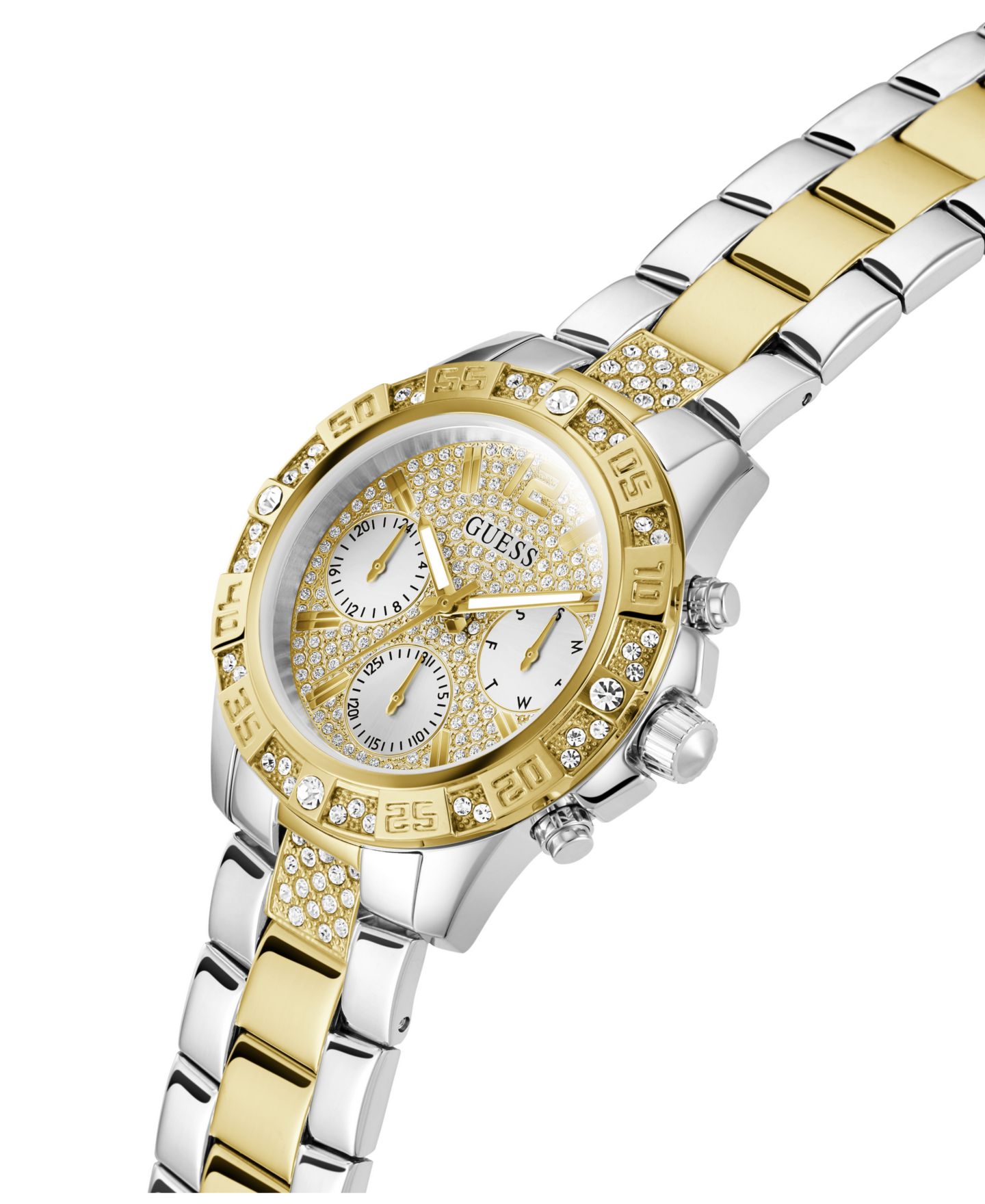 Женские часы GUESS Multi-Function Two-Tone Stainless-Steel Watch 40mm — фото 7
