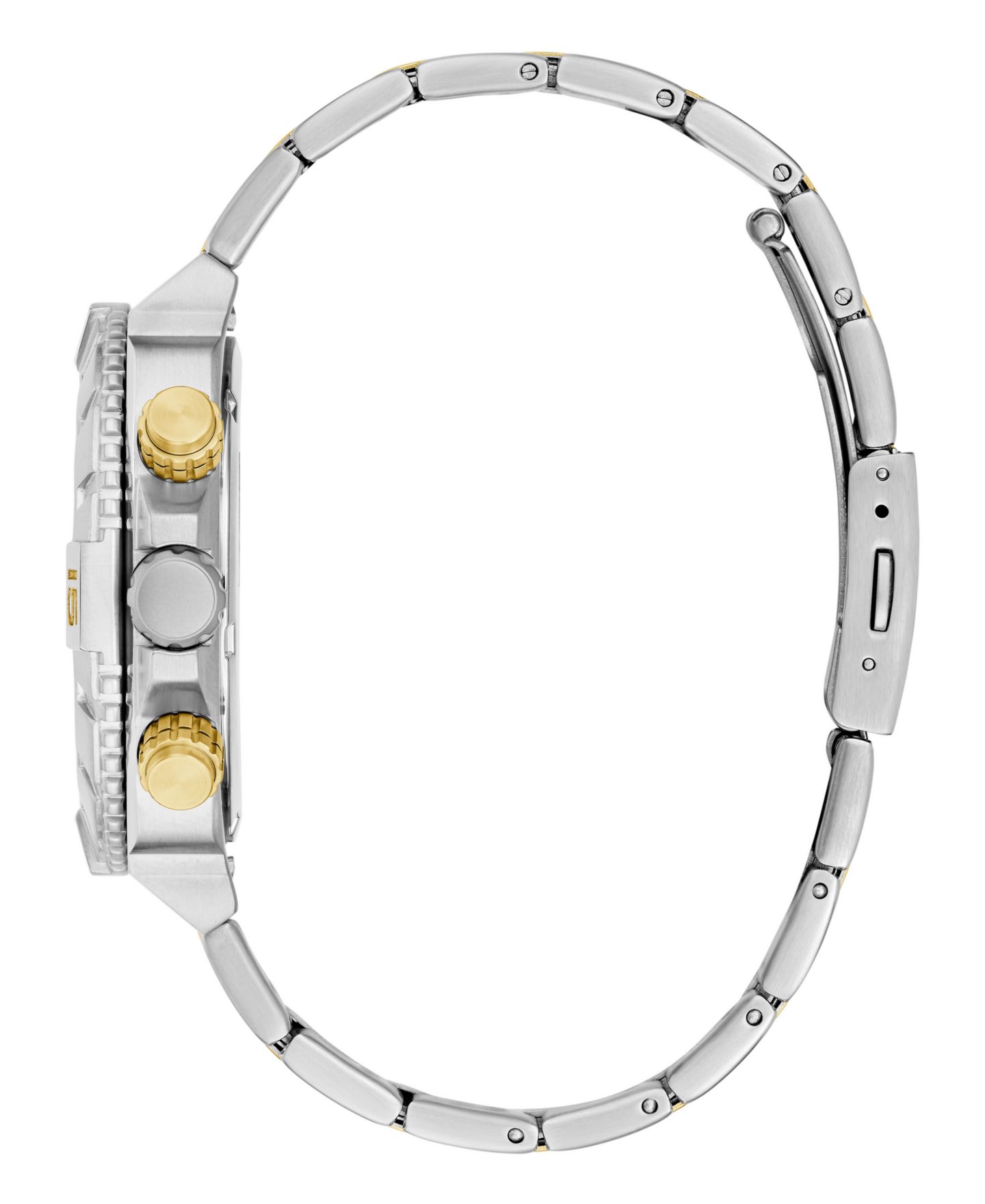 Мужские часы GUESS Multi-Function Two-Tone Stainless-Steel Watch 44mm — фото 3