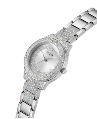 Women's Analog Silver Tone Steel Watch 36mm
