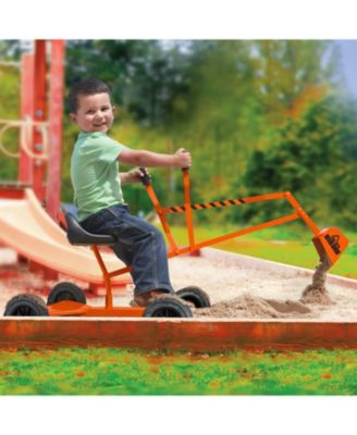 and Roll Special Edition Sandbox Digger w/ 360 Degree Rotation, Orange