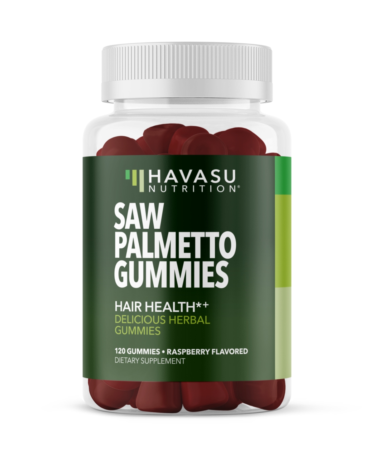 Saw Palmetto Gummies, Raspberry Flavored, Havasu Nutrition, 120ct