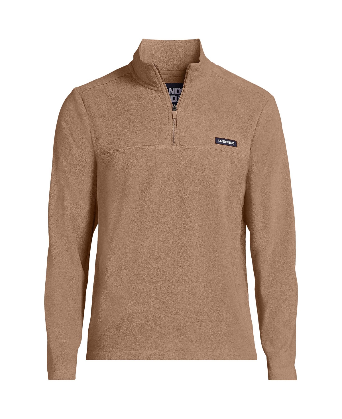 Lands' End Men's Anyweather Fleece Quarter Zip Pullover