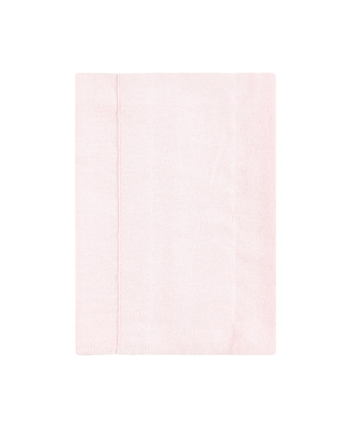 Hudson Baby Infant Girl Flannel Burp Cloth 7pk, One Size - Pink honey bunny