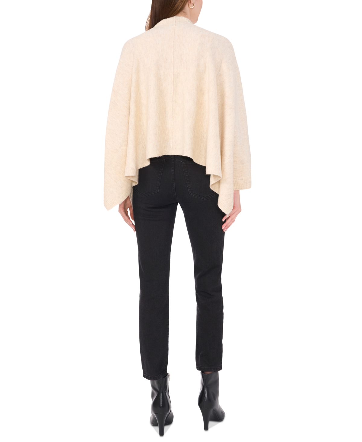 Sam & Jess Women's Open-Front Handkerchief-Hem Cardigan