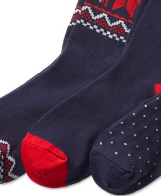 Women's 3-Pk. Naval Bear Socks