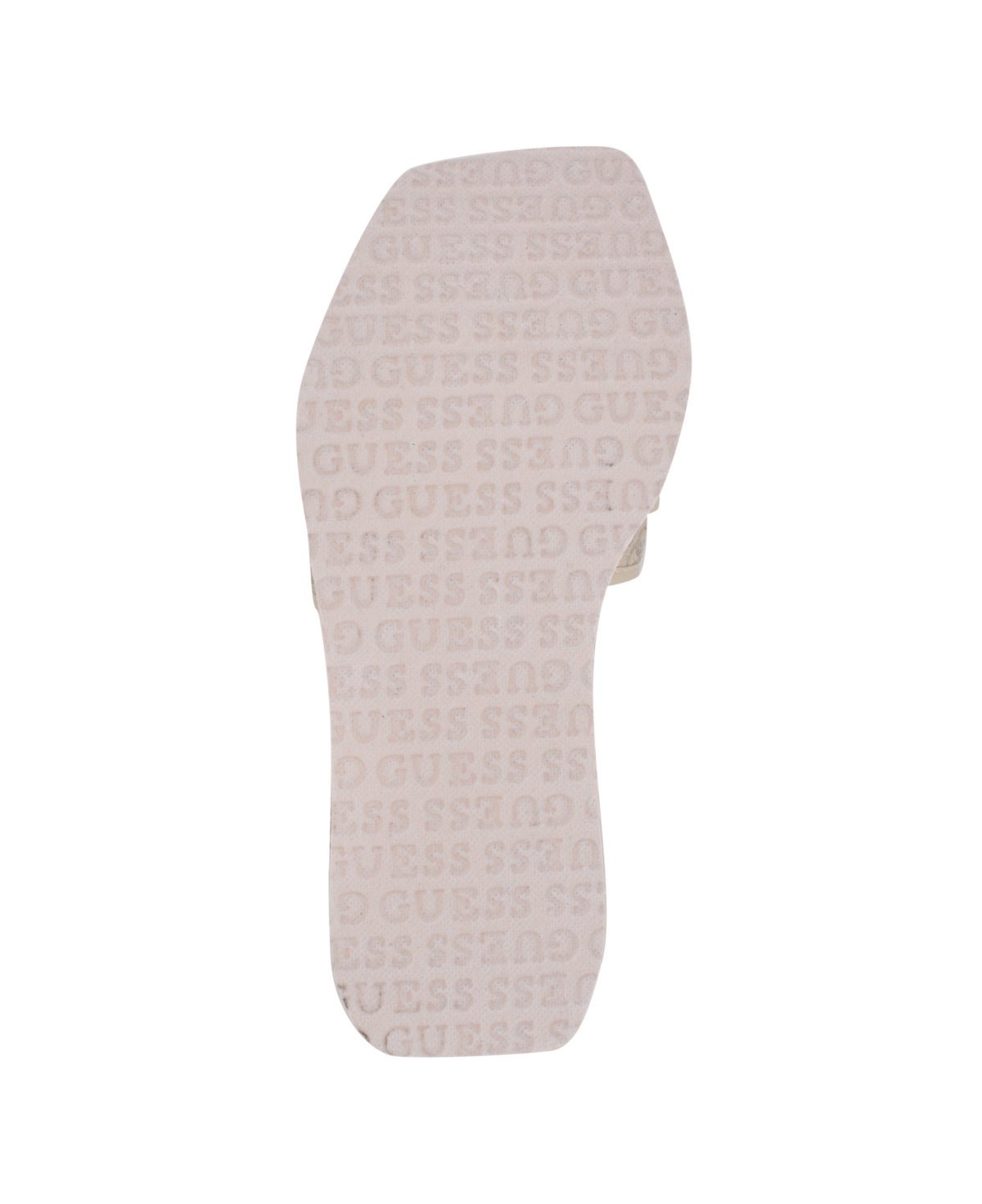 Guess Women's Dellean Quattro Eva Single Band Logo Wedge Sandals - Silver