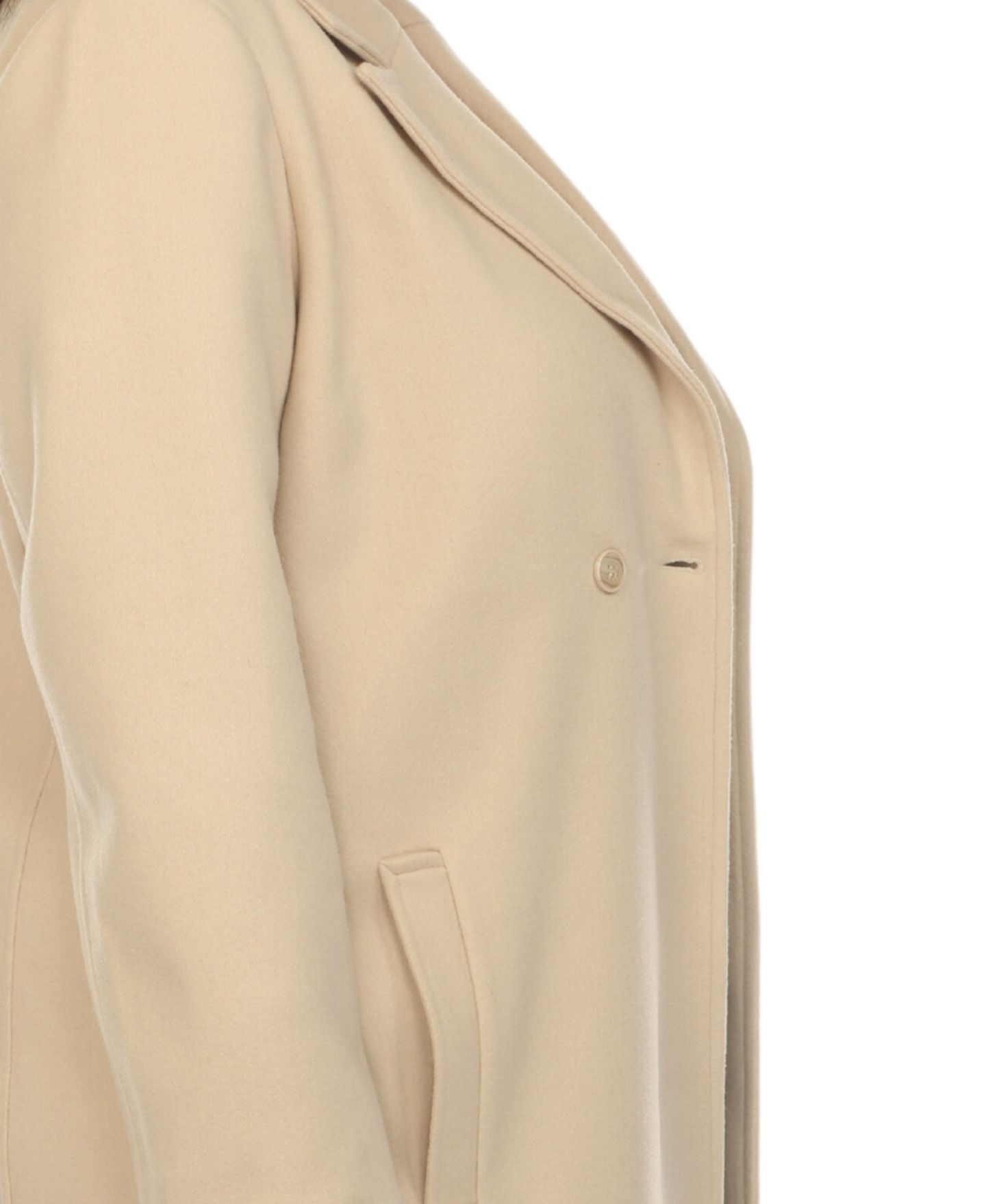 Женское пальто White Mark Plus Size Classic Walker, цвет: Бежевый — фото 5