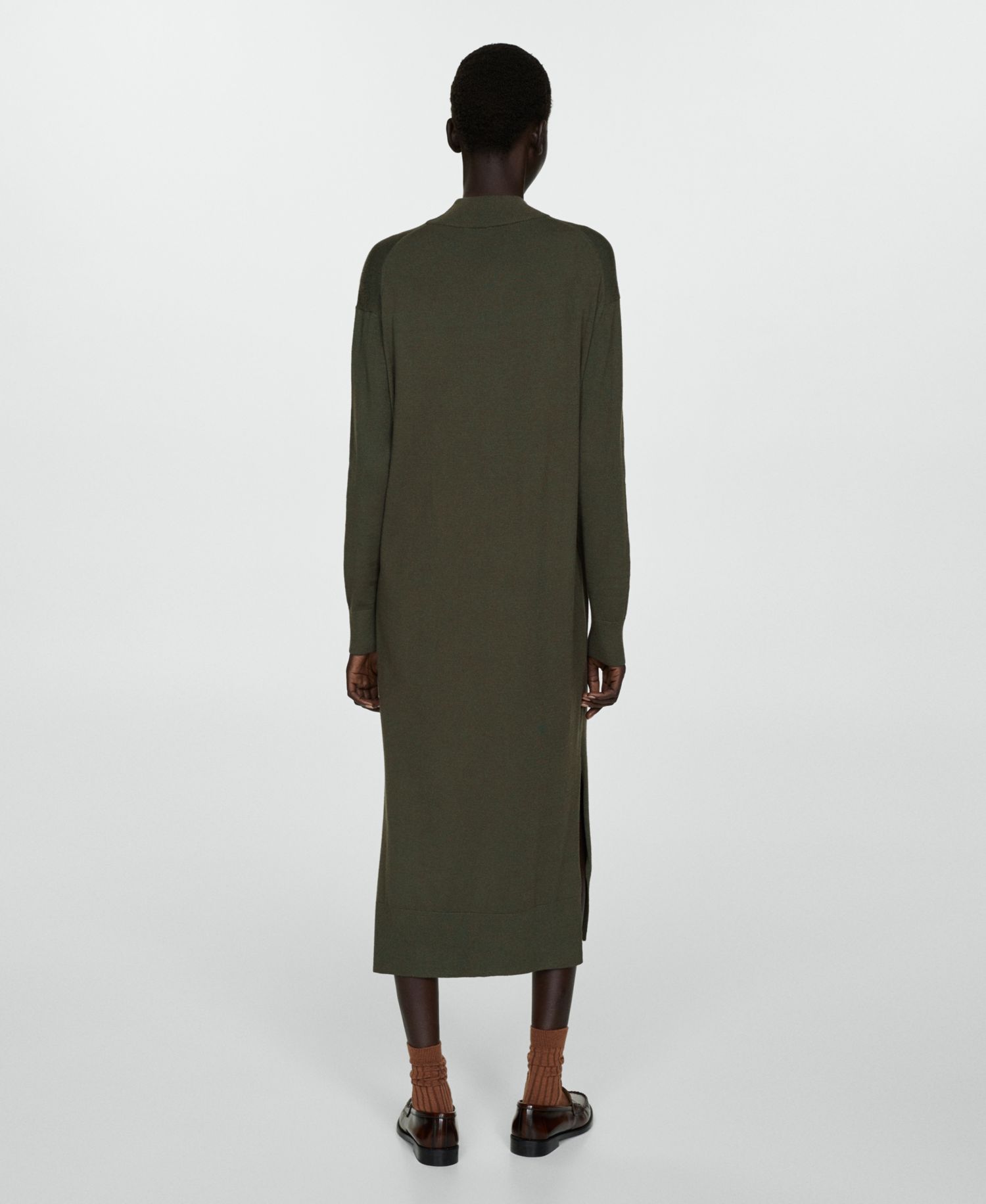 Women's Round-Neck Knitted Dress