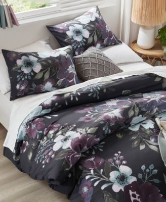 Jolene Floral 3-Pc. Duvet Cover Set, King/California King