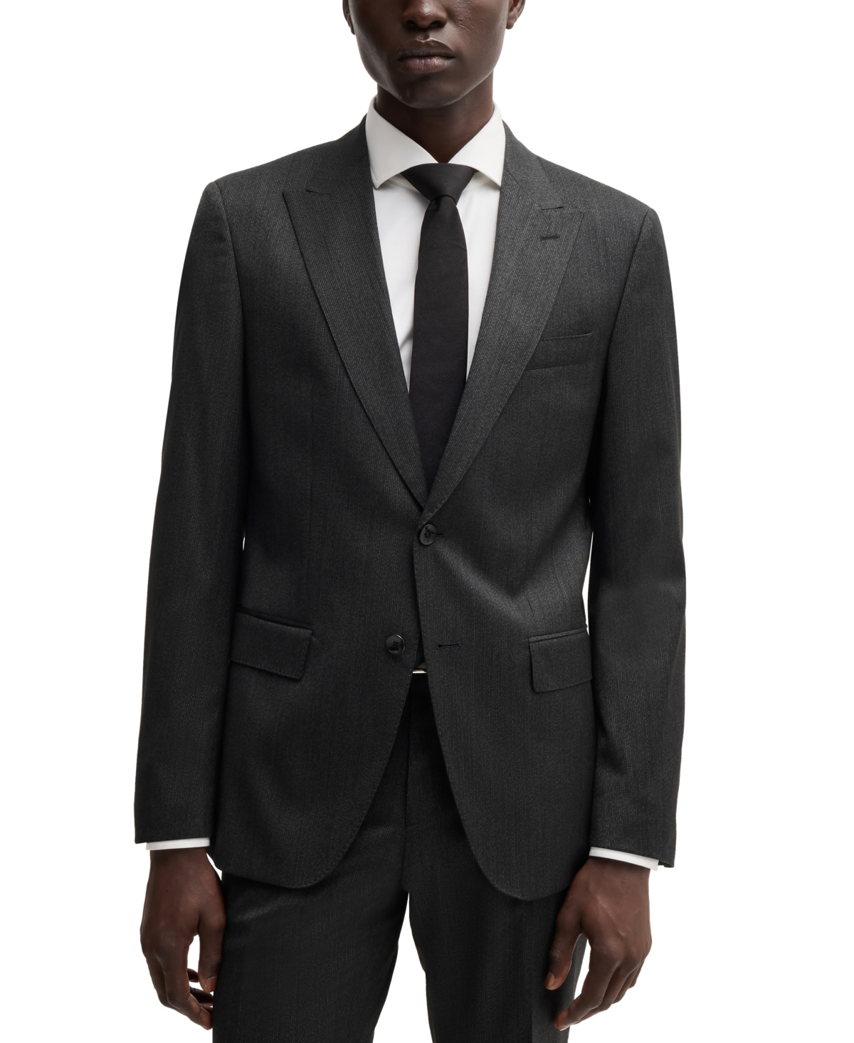 Boss by Hugo Boss Men's Micro-Patterned Slim-Fit Suit