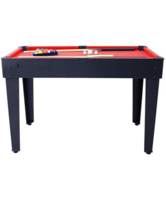 5-in-1 Multi-Game Table - Billiards, Push Hockey, Foosball, Ping Pong, and Basketball