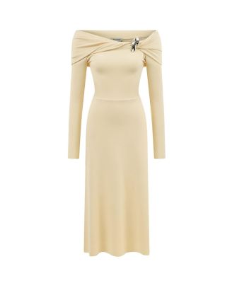 Women's One-Shoulder Midi Dress