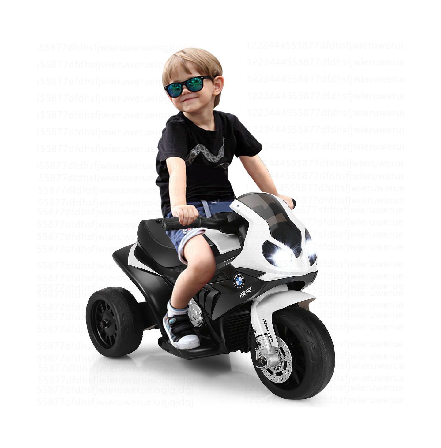 Детская игрушка Costway 6V Kids Ride-On Quad with LED Headlight & Rechargeable Battery, 44 lbs Capacity, Ages 18-36 Months, цвет: Чёрный — фото 4