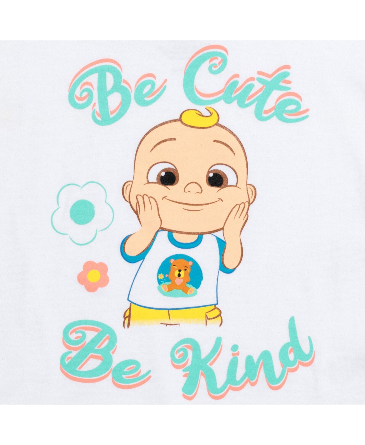 CoComelon Baby Girls Jj T-Shirt and Shorts Outfit Set to -white