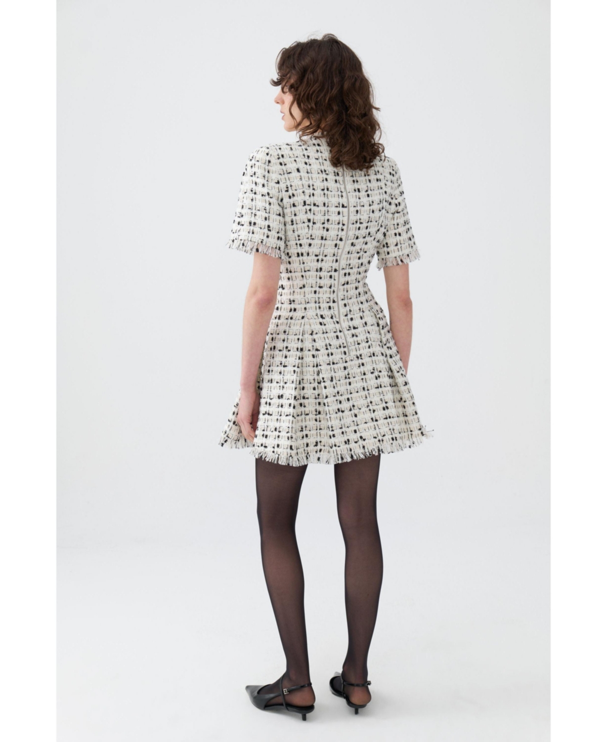 Nocturne Women's Tweed Mini Dress - Multi-colored