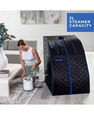 Compact & Portable Steam Sauna With Foldable Chair