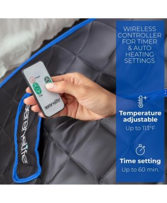 Compact & Portable Steam Sauna With Foldable Chair