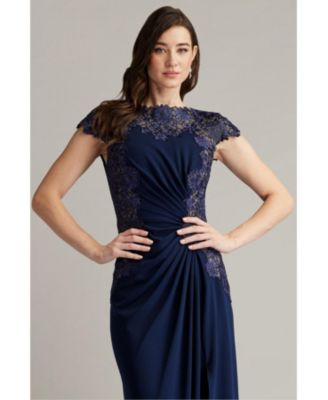 Women's Chelan Embroidered Illusion Gown