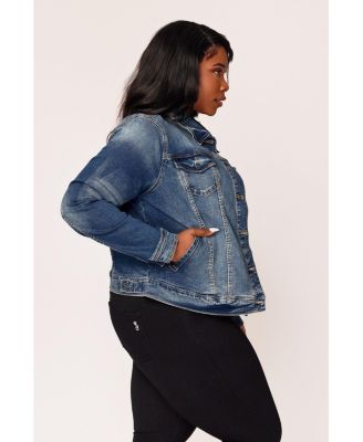 Plus Size Denim Jacket