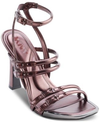 DKNY Heeled Strappy Sandals - Stiletto Heel Deb Sandals For Women, 110mm Heel, Dressy & Versatile