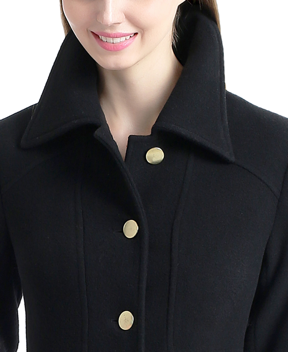 Kimi & Kai Women's Liz Wool Walking Coat In Blue