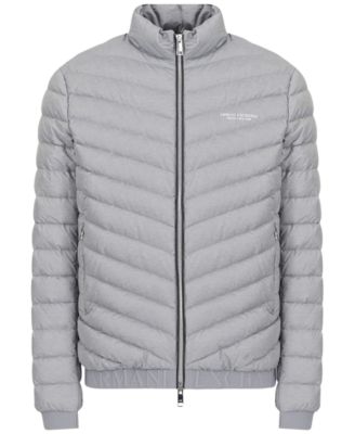 Armani exchange long down jacket on sale