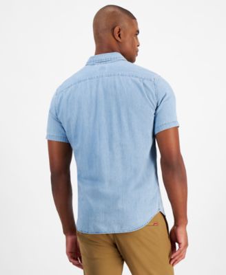 Men's Classic 1 Pocket Short Sleeve Regular Fit Shirt