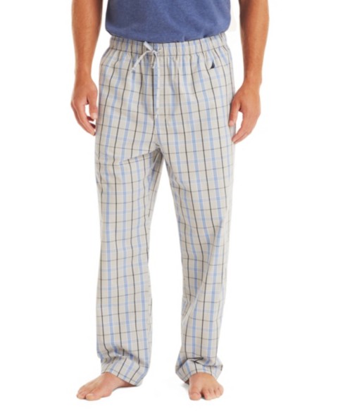 Мужские Nautica Men's Crafted Plaid Poplin Sleep Pant