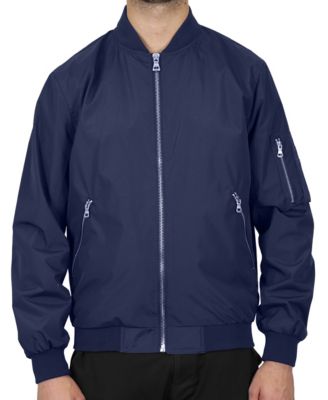thumbnail interactive-video image 1 of MX Men's Water Resistant Reversible Padded Flight Bomber Jacket – USA Zip Up – S To 4XL 1 of 2