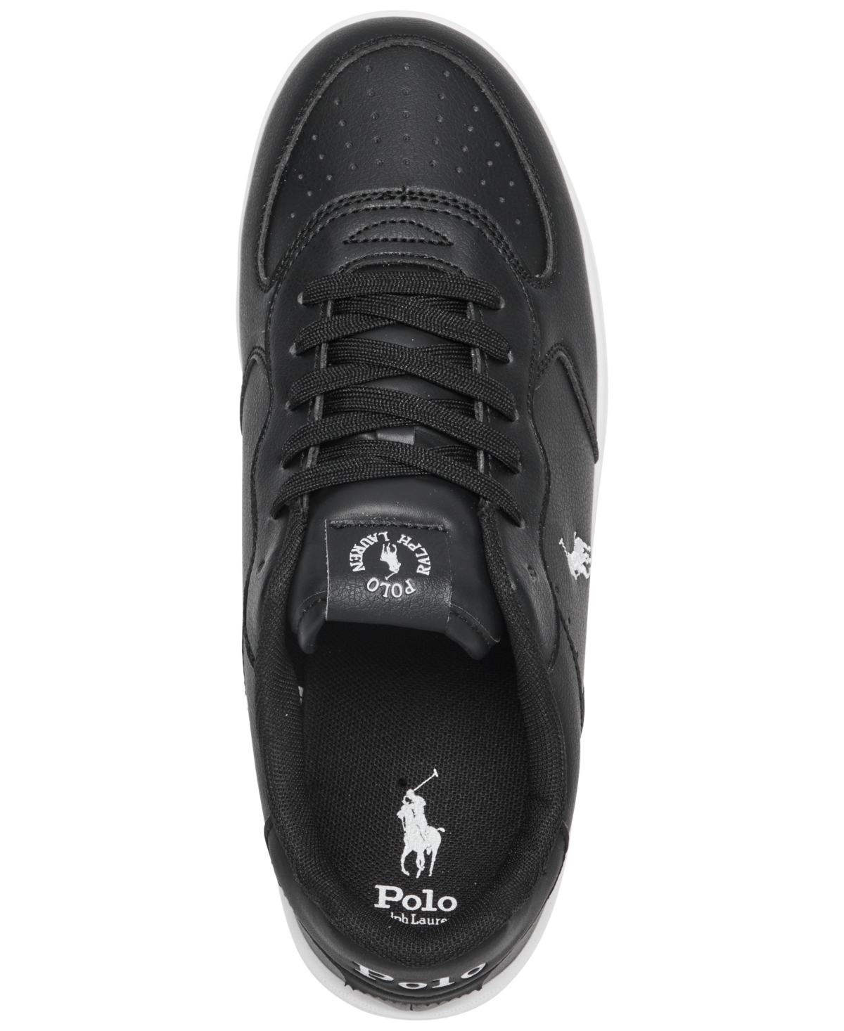 Polo Ralph Lauren Big Kids Masters Court Casual Sneakers from Finish Line -White