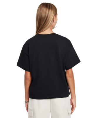 Big Girls Sportswear Essential Cotton Swoosh Logo T-Shirt