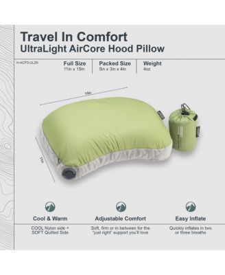 - Premium - UltraLight AirCore Hood Pillow