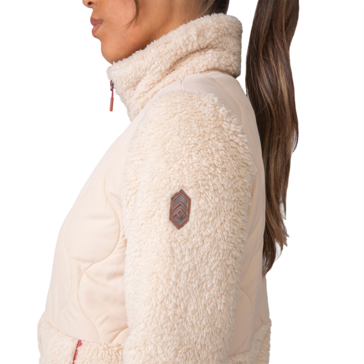 Free Country Women's Sierra Butter Pile Hybrid Jacket