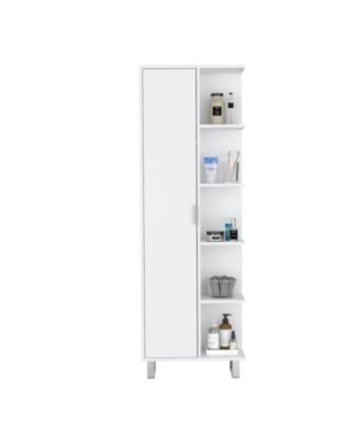 Keller Linen Cabinet 63" H, with 1 door and 9 shelves