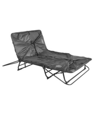 Oversize Portable Cot, Chair, and Tent, Easy Setup, Gray (2 Pk)