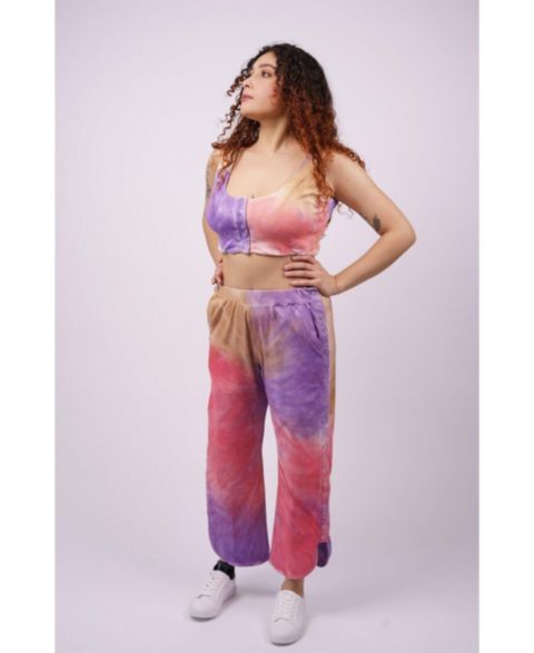 Женские брюки SPARKIES Adaptive With Full Side Seam Opening And Side Loops, цвет: Tie-Dye
